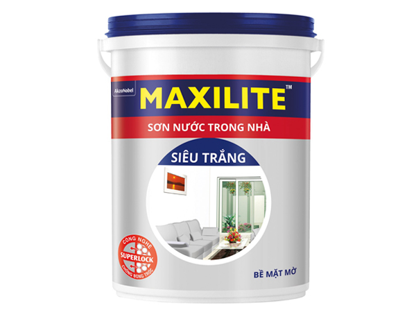 Sơn nội thất Maxilite Total siêu trắng